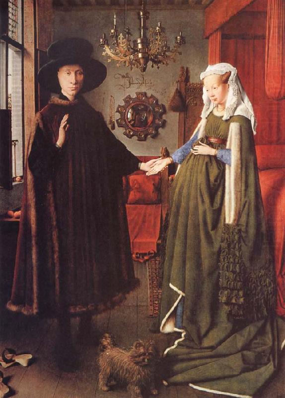 Giovanni Aronolfini und seine Braut Giovanna Cenami, Jan Van Eyck